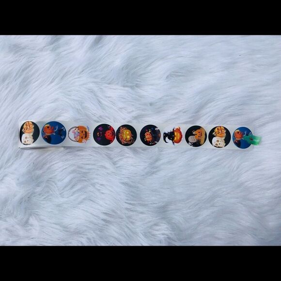 Brand New Halloween Sticker Roll - 500 Pieces 8 Designs Happy Halloween … - Picture 5 of 10